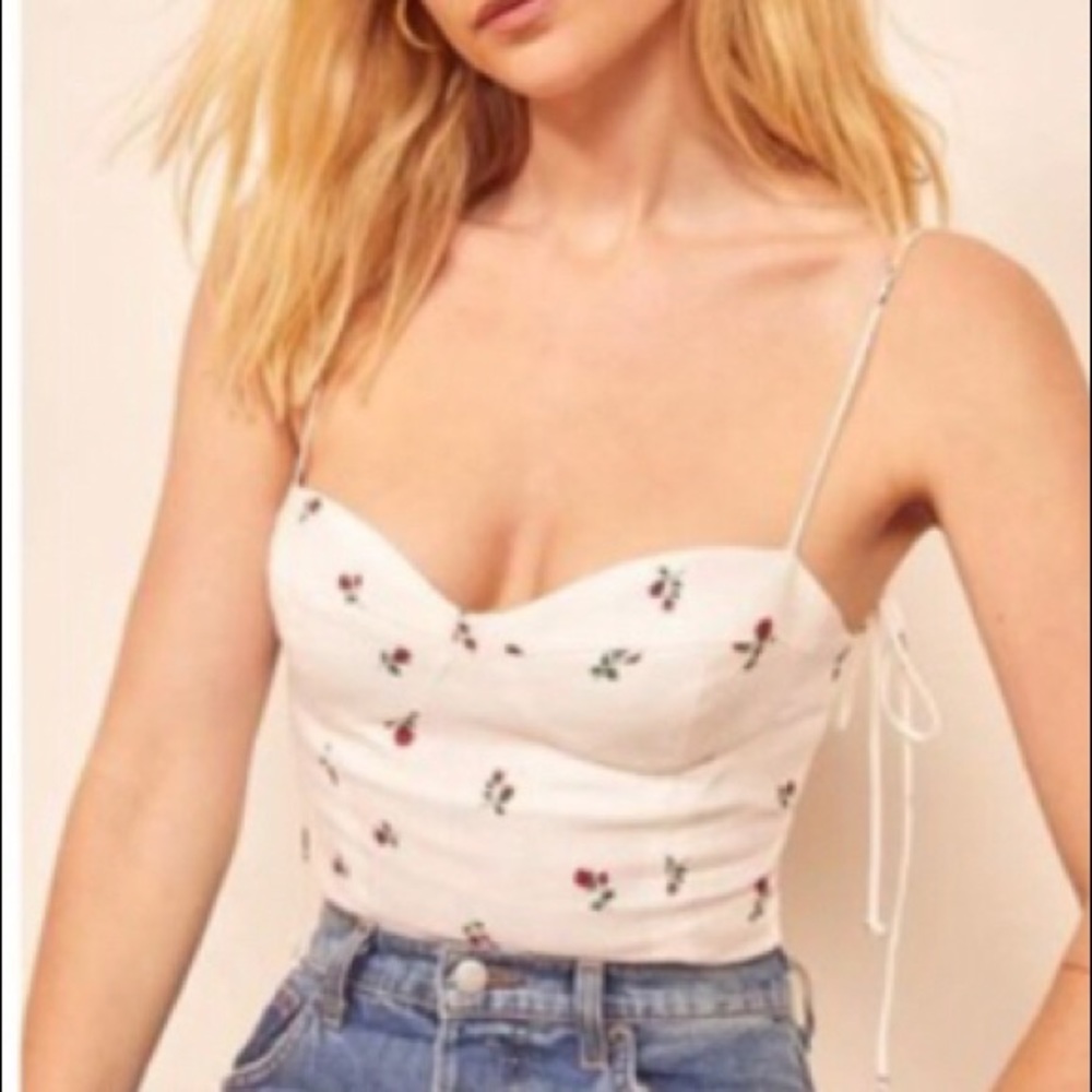 Reformation magnolia top -Queen Anne